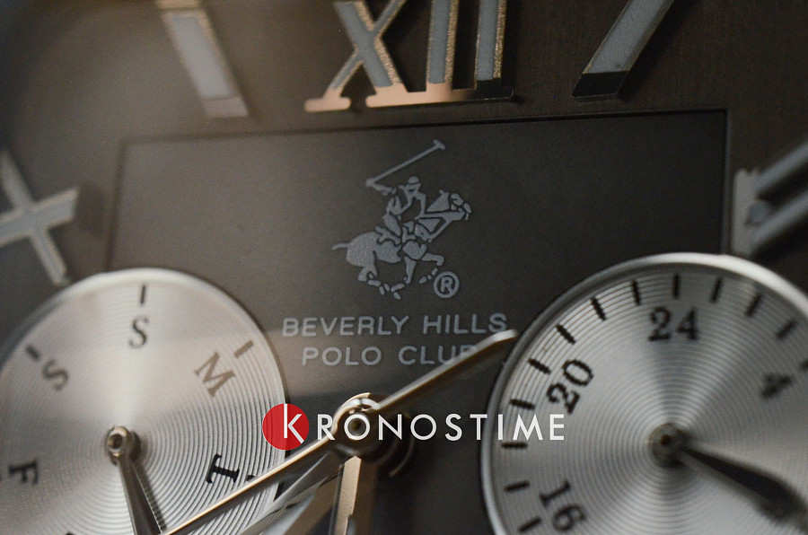 Часы Beverly Hills Polo Club BP3854X.365 — серый, металл сталь