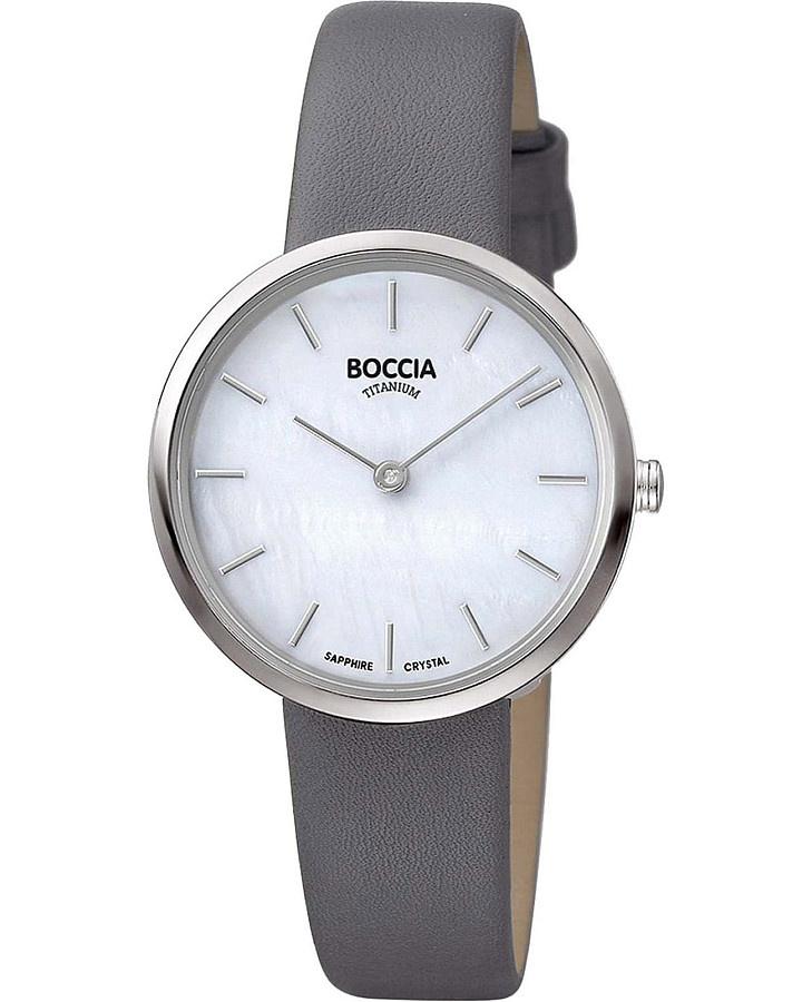 Часы Boccia Titanium 3279-07 — мужские, белый
