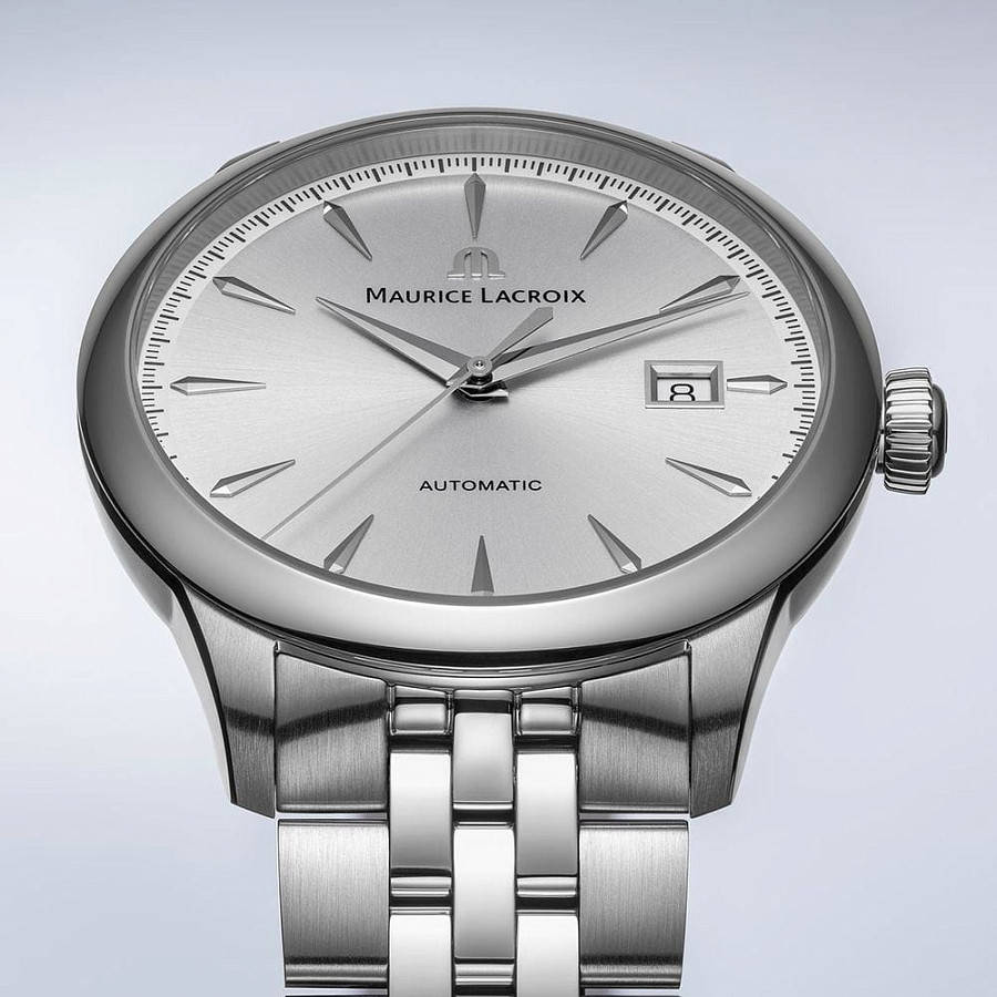 Часы Maurice Lacroix 1975 756008-SS002-130-1 — механические, металл сталь