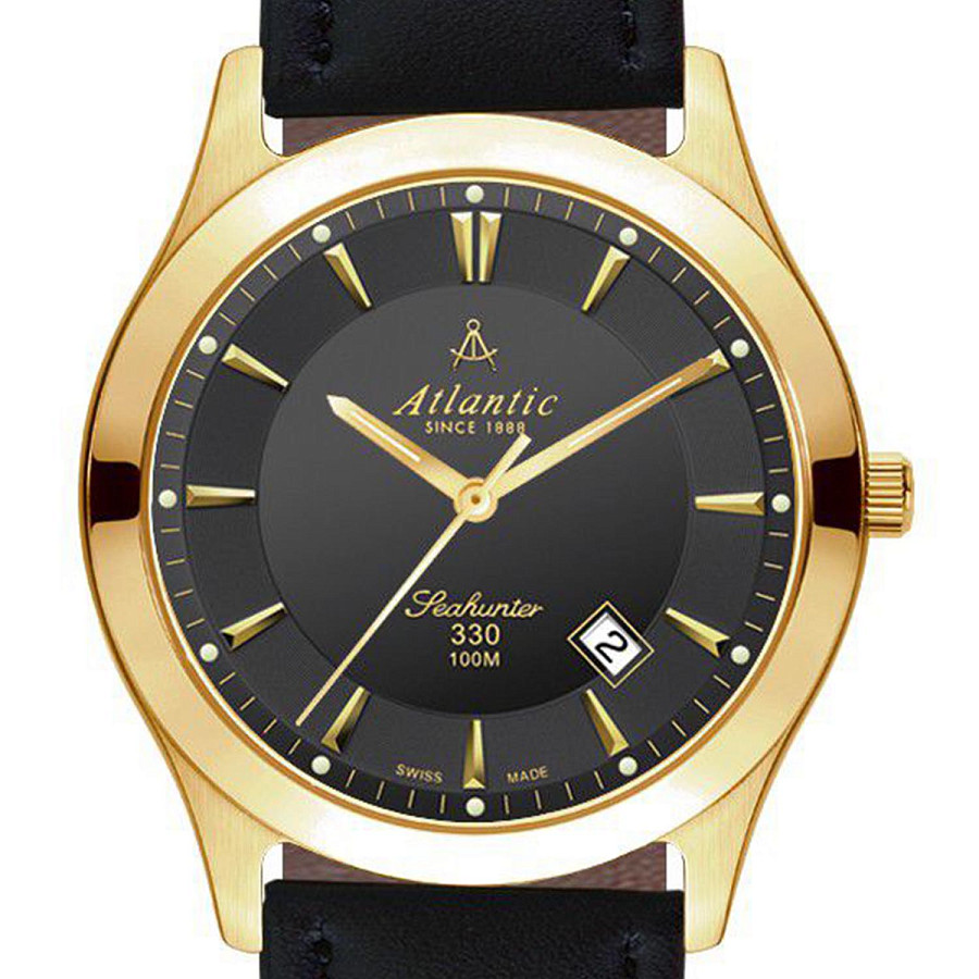 Часы Atlantic Seahunter 71360.45.61 — кварцевые, сталь металл