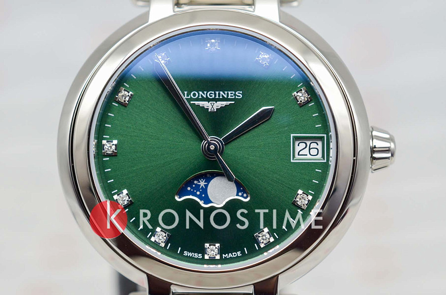 Часы Longines PrimaLuna L8.115.4.67.6 — сталь металл, Швейцария