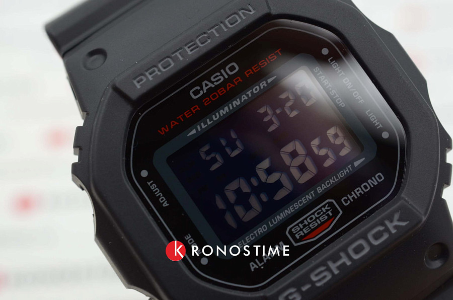 Часы Casio G-Shock DW-5600HR-1E — полимер, черный