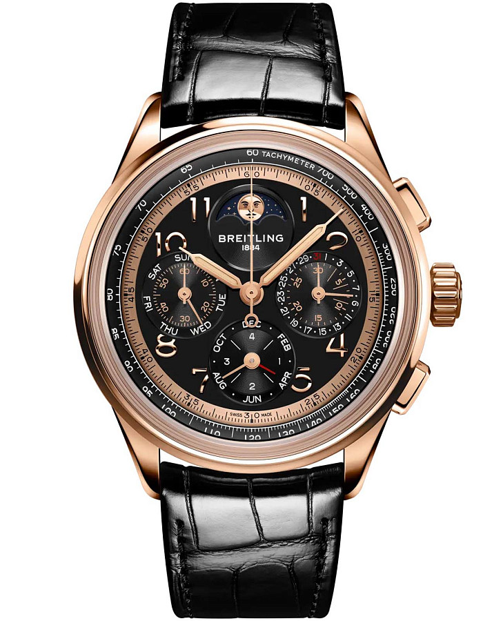 Часы Breitling Premier B19 Datora 42 140th Anniversary RB19401A1B1P1 — мужские, черный