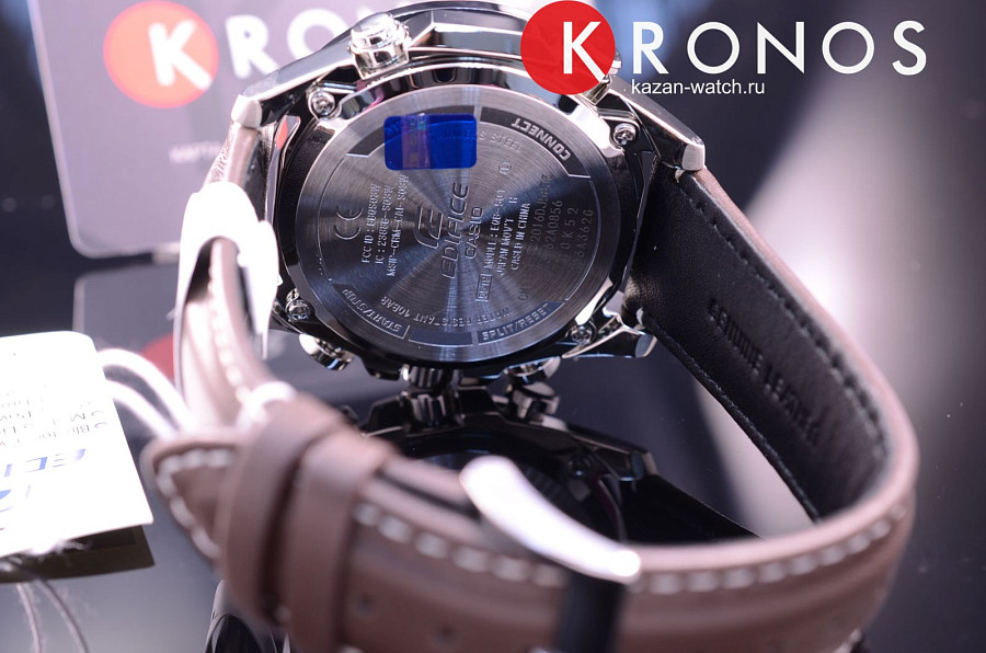 Часы Casio Edifice EQB-501XBL-2A — карбон + полимер, мужские