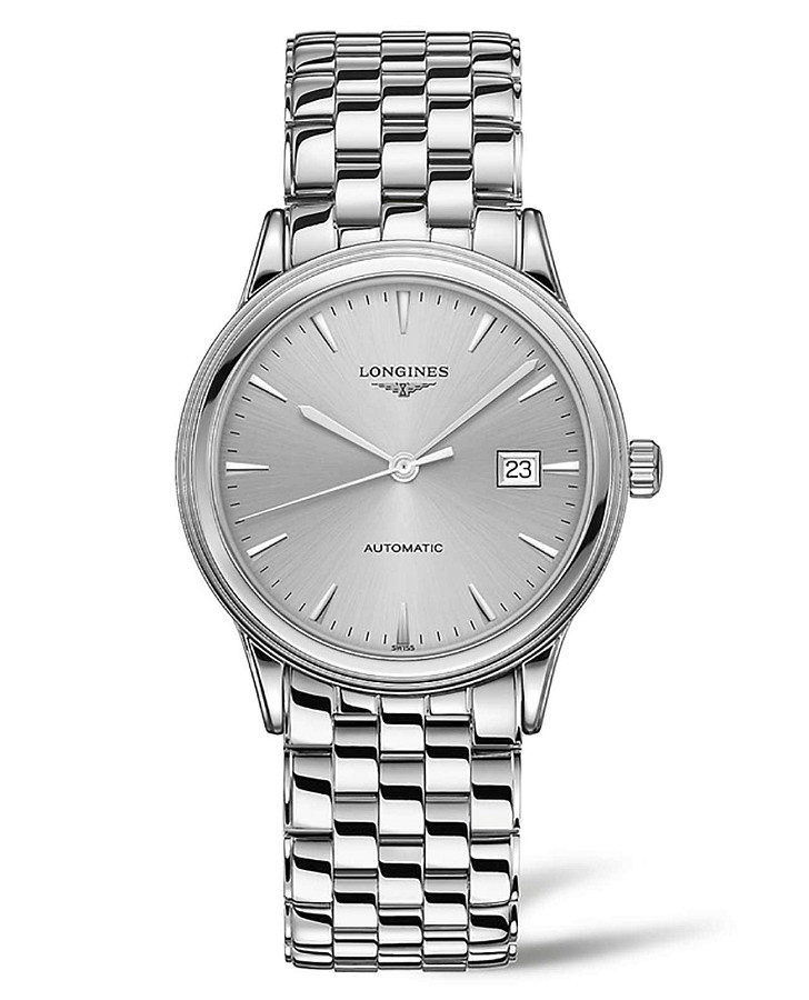 Часы Longines Flagship L4.984.4.72.6 — мужские, серый