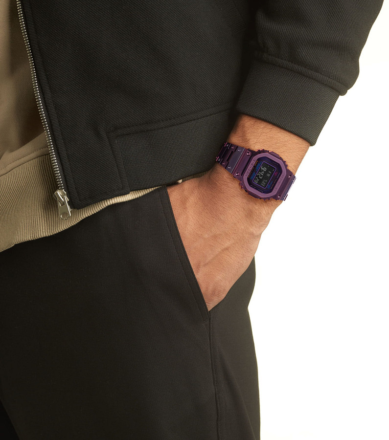 Часы Casio G-Shock GMW-B5000PB-6 — двухцветный, сталь металл