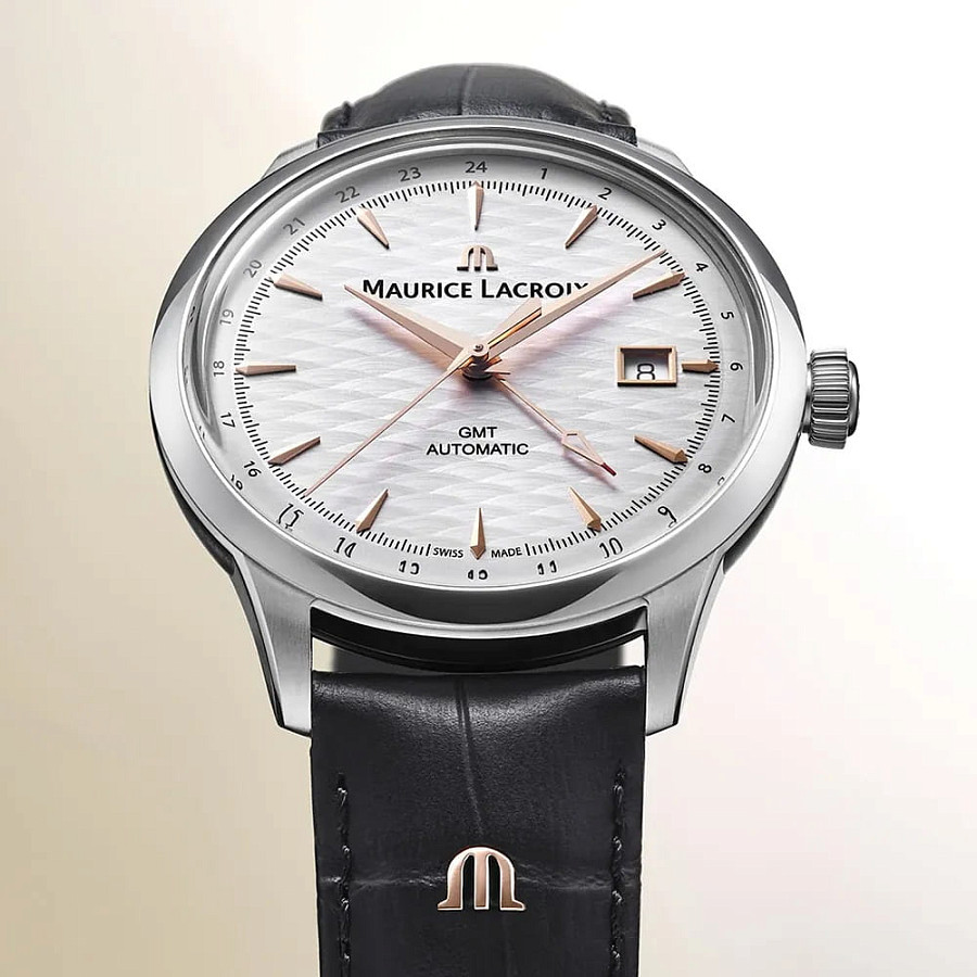 Часы Maurice Lacroix 1975 Automatic Vagues Du Jura GMT 756048-SS001-130-2 — металл сталь, Швейцария