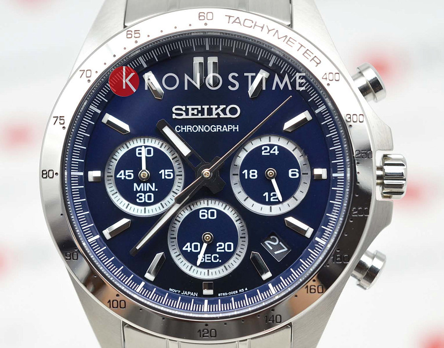 Часы Seiko Spirit Chronograph SBTR011 — сталь металл, Япония