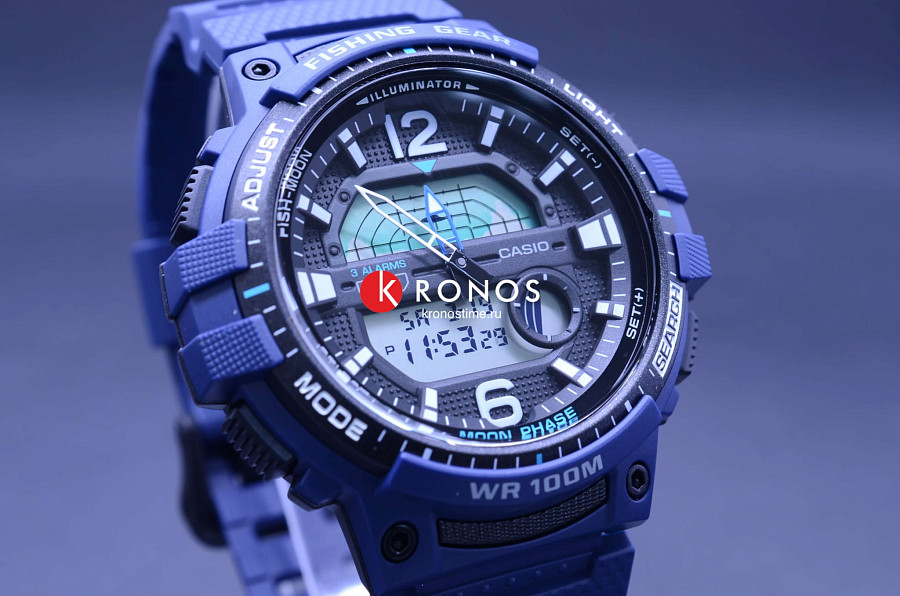 Часы Casio Collection WSC-1250H-2A — пластик, Япония