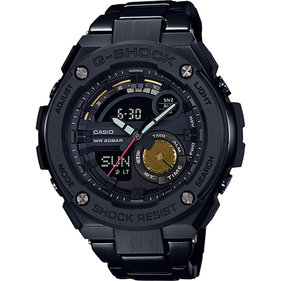 Часы Casio G-Shock GST-200RBG-1A — мужские, черный