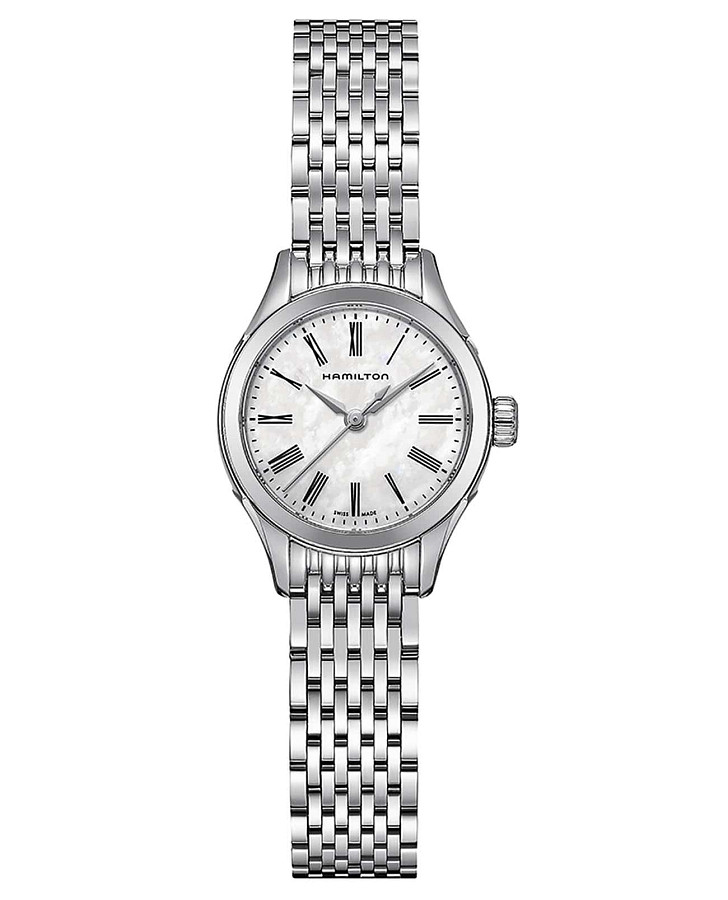 Часы Hamilton American Classic Valiant Quartz H39251194 — женские, перламутровый