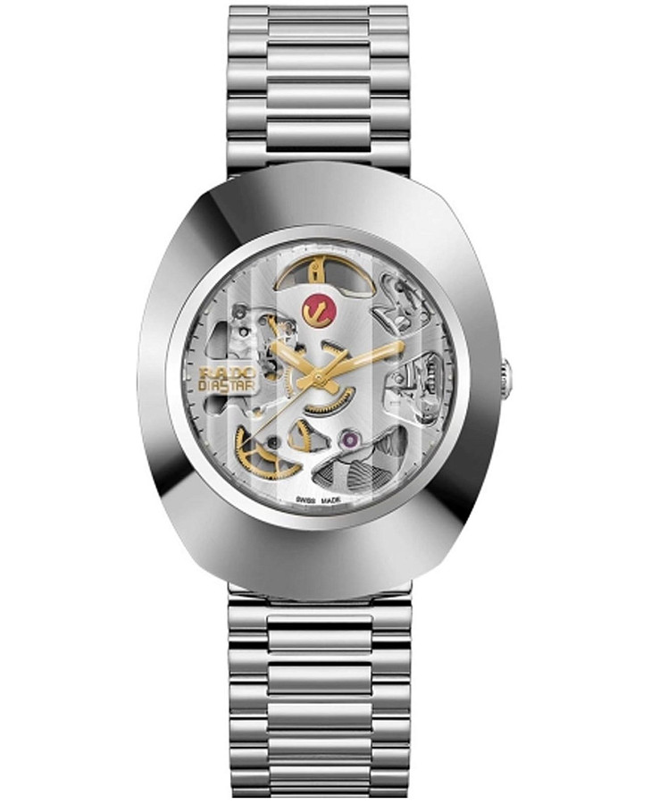 Часы Rado DiaStar Original Skeleton R12063013 — мужские, серебристый