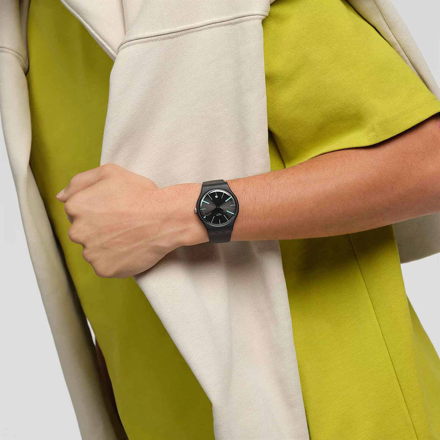 Часы Swatch New Gent Biosourced SO29B404 — биоматериал, мужские