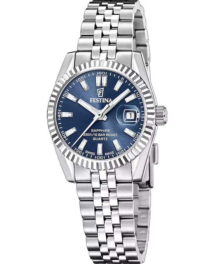 Часы Festina Swiss Made F20087/4 — женские, синий