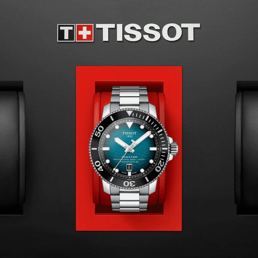 Часы Tissot Seastar 2000 Professional Powermatic 80 T120.607.11.041.00 — артикул T1206071104100, мужские