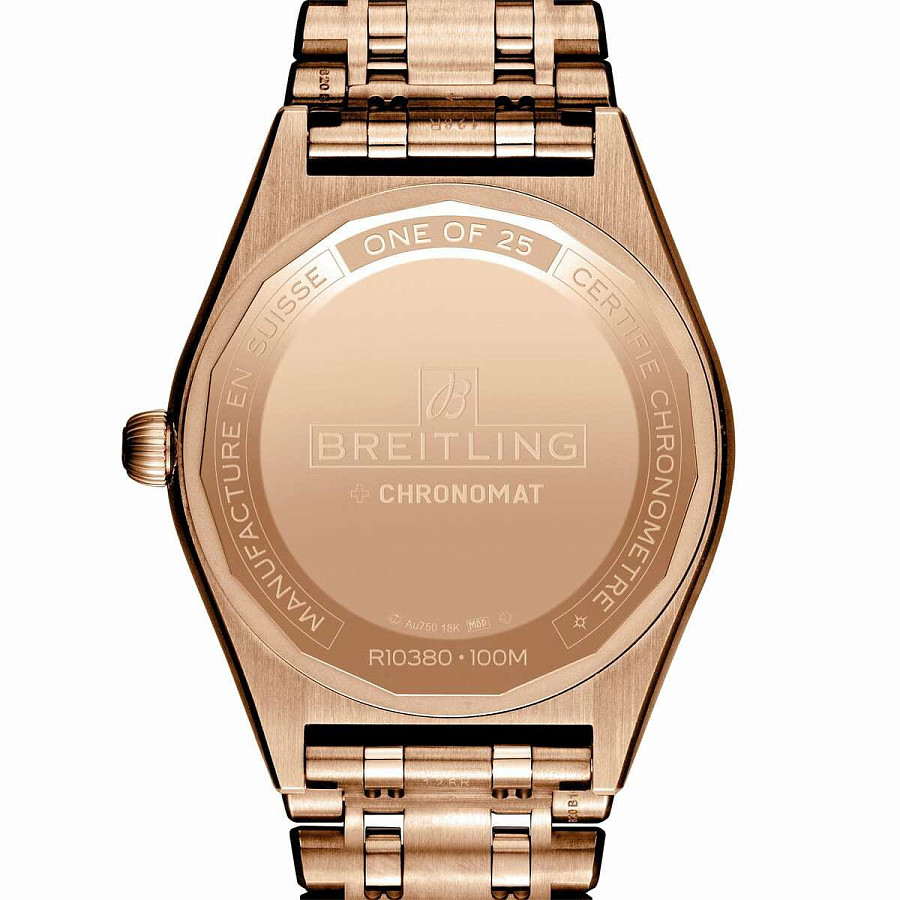 Часы Breitling Chronomat Automatic 36 R103801A1G1R1 — 18-каратное желтое золото, женские
