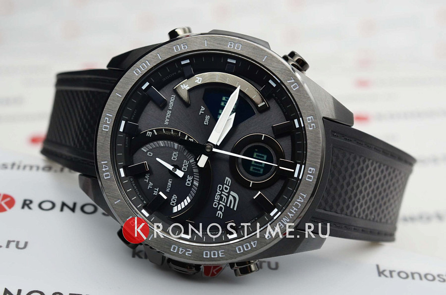 Часы Casio Edifice ECB-900PB-1ADR (ECB-900PB-1A) — черный, кварцевые