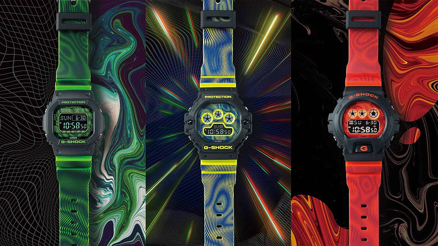 Часы Casio G-Shock DW-6900TD-4DR (DW-6900TD-4) — Япония, электронные