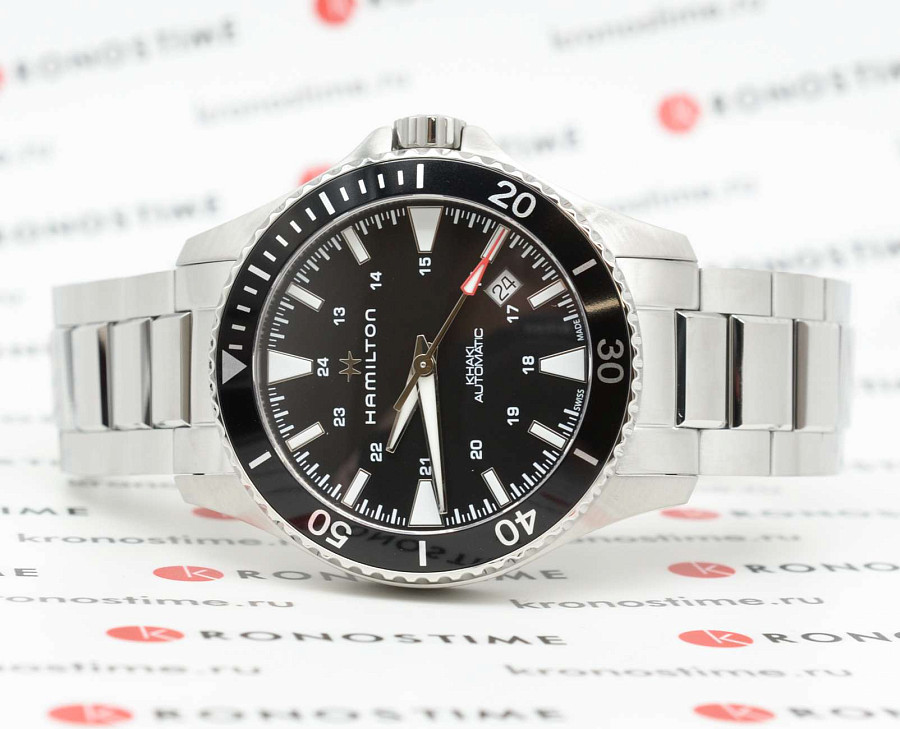 Часы Hamilton Khaki Navy Scuba Auto H82335131 — механические, сталь