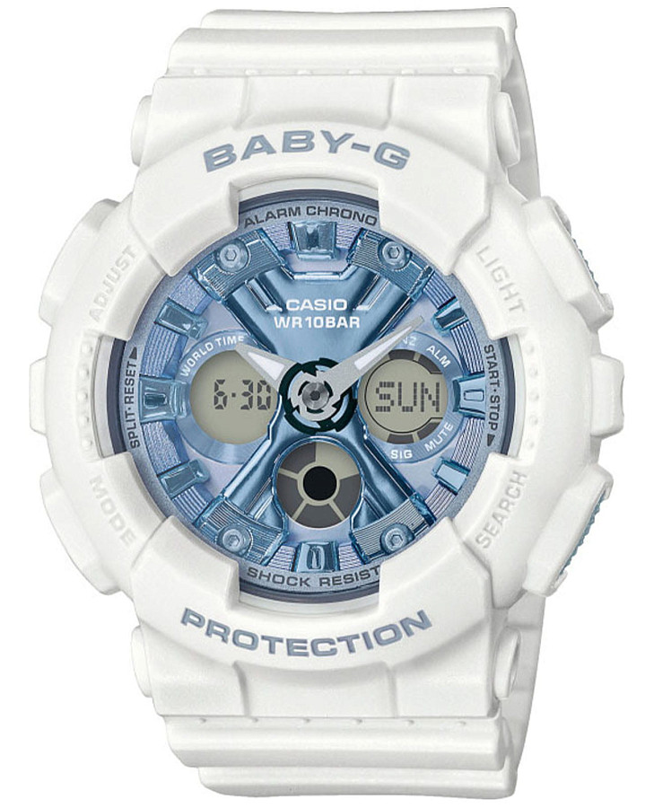 Часы Casio Baby-G BA-130-7A2 — женские, голубой