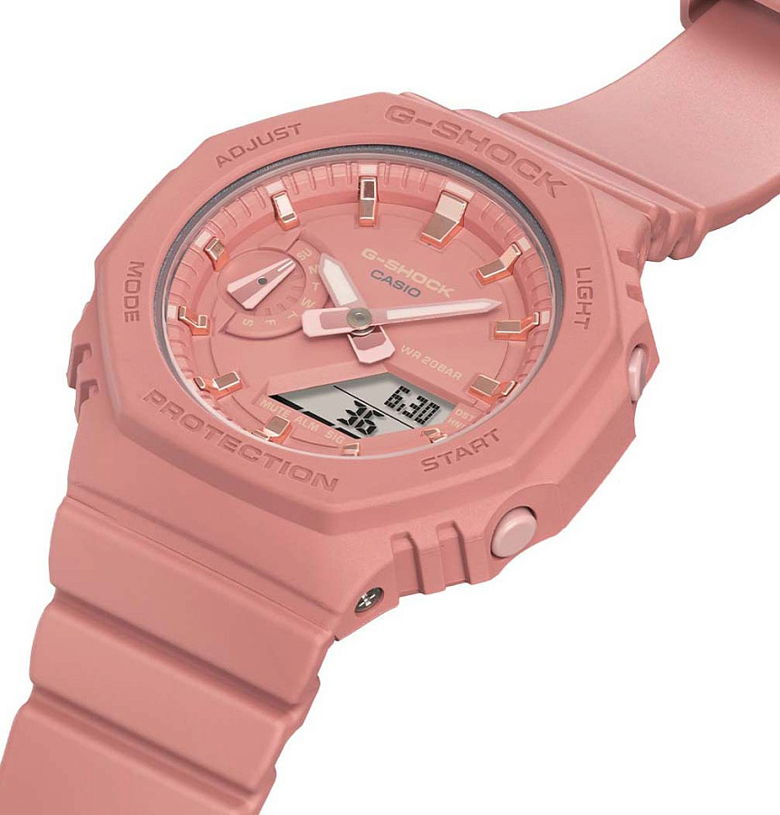 Часы Casio G-Shock GMA-S2100-4A2DR (GMA-S2100-4A2) — пластик, женские