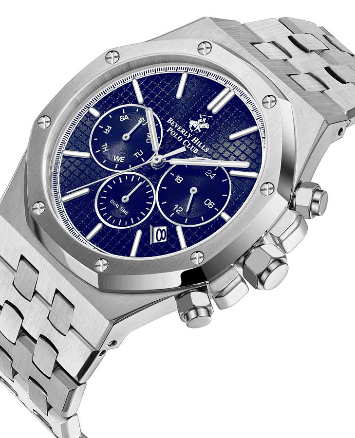 Часы Beverly Hills Polo Club BP3051X.391 — кварцевые, металл сталь
