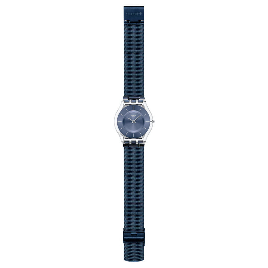 Часы Swatch Skin Classic Biosourced SS08K120M — синий, пластик