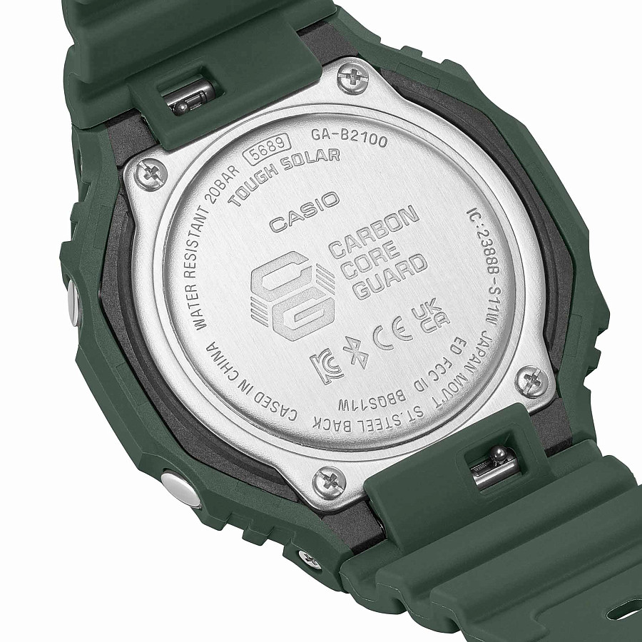 Часы Casio G-Shock GA-B2100-3ADR (GA-B2100-3A) — карбон пластик, Япония