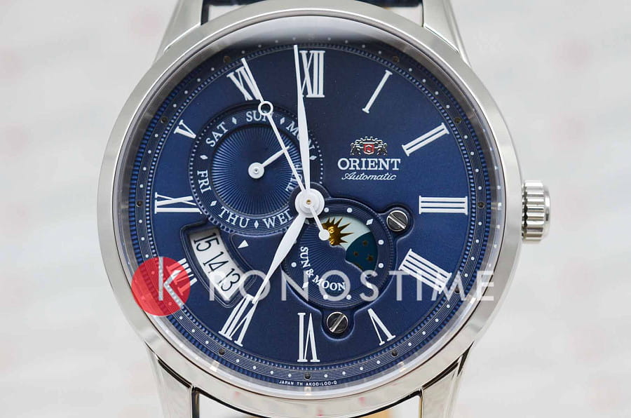 Часы Orient Sun & Moon Classic RA-AK0004J — металл сталь, Япония