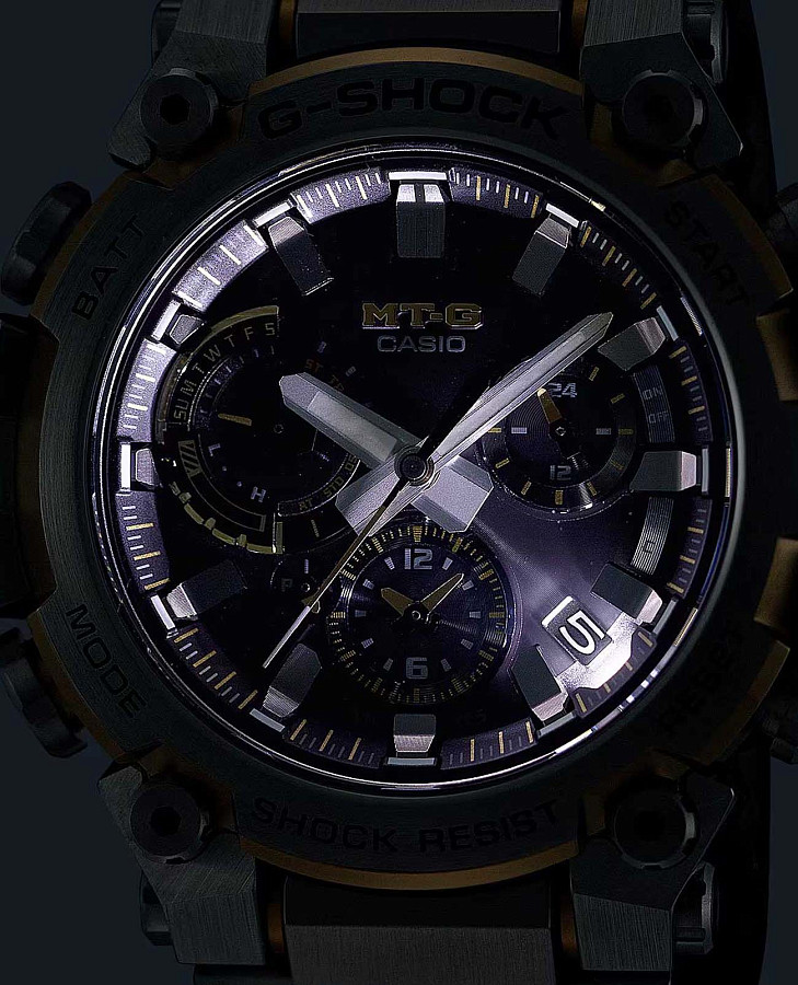 Часы Casio G-Shock MTG-B3000D-1A9DR (MTG-B3000D-1A9ER) — мужские, сталь + пластик
