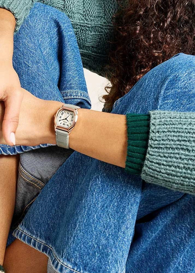 Часы Fossil Harlow ES5435 — кварцевые, сталь металл