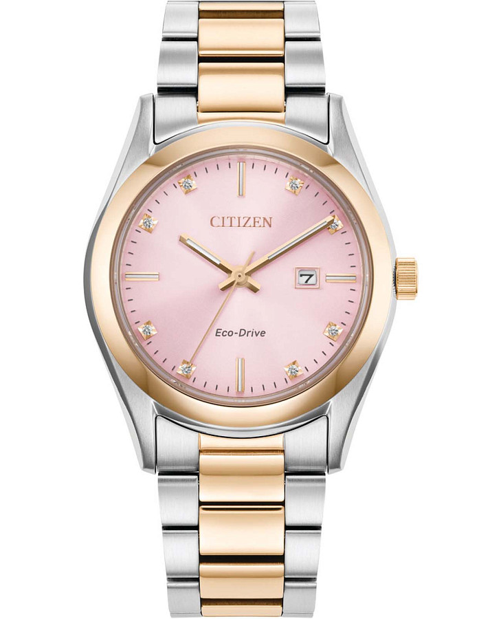 Часы Citizen Eco-Drive EW2706-58X — женские, розовый