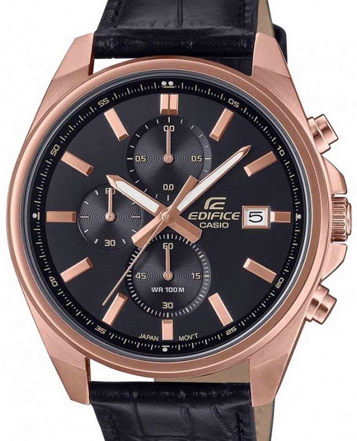 Часы Casio Edifice EFV-610ECL-1A — кварцевые, сталь металл