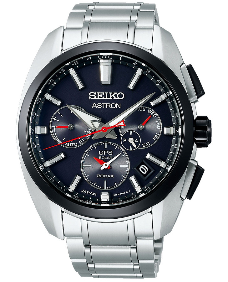 Часы Seiko Astron GPS Solar SSH103J1 — мужские, синий