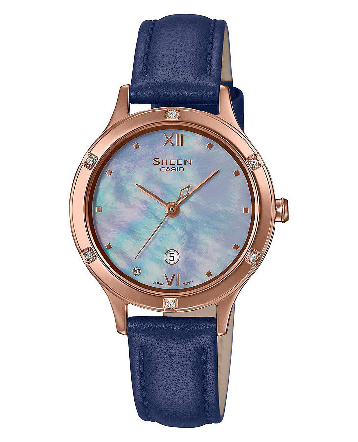 Часы Casio Sheen SHE-4546PGL-2A — женские, перламутровый