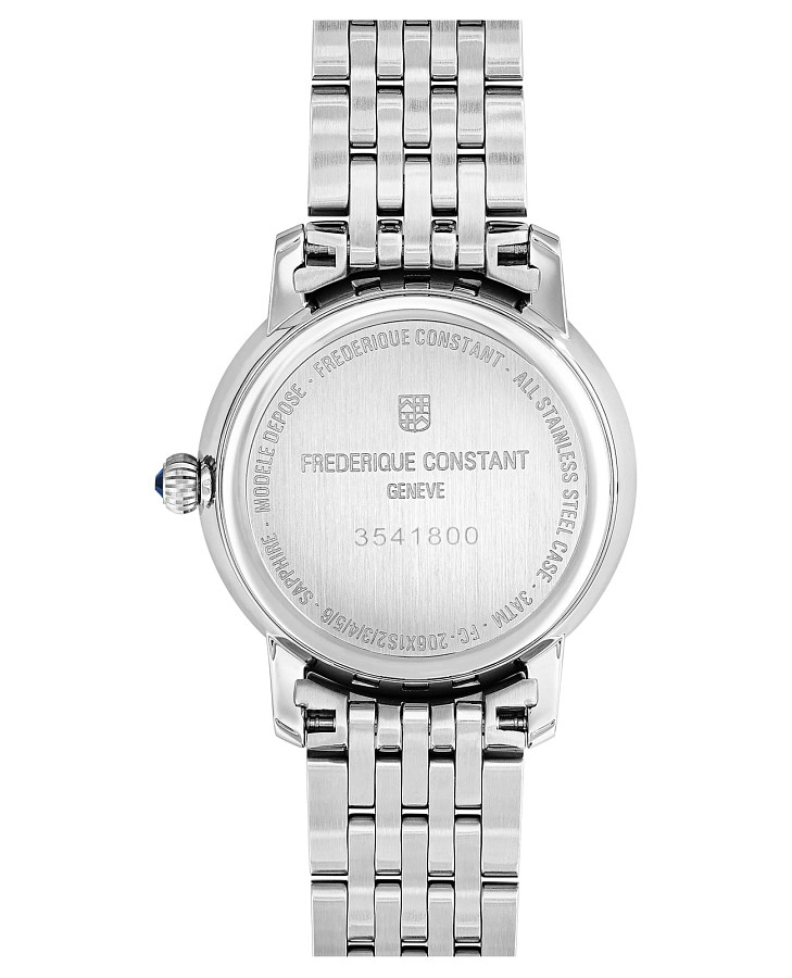 Часы Frederique Constant Slimline Ladies Moonphase FC-206MPWD1SD6B — сталь металл, Швейцария