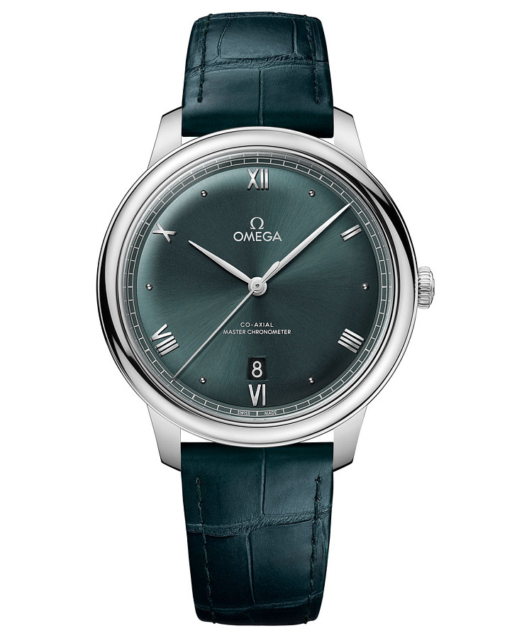 Часы Omega De Ville Prestige 434.13.40.20.10.001 — мужские, зеленый