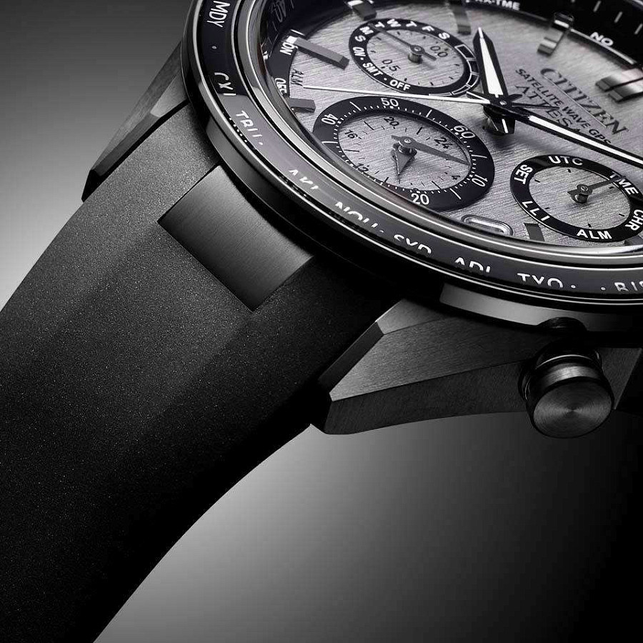 Часы Citizen Attesa CC4055-14H — резина, мужские