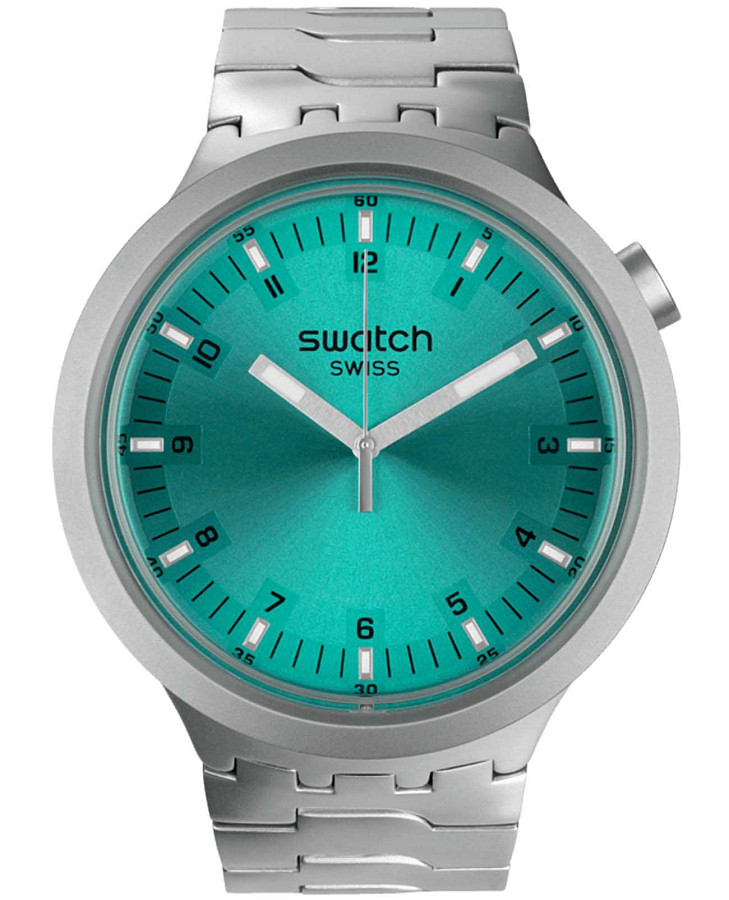 Часы Swatch Big Bold Irony Standard SB07S100G — женские, бирюзовый