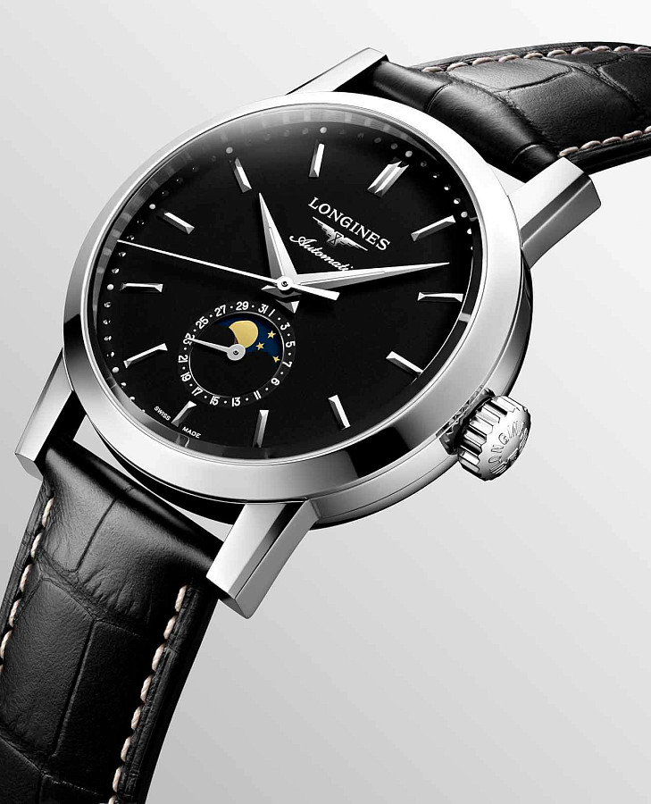 Часы Longines 1832 L4.826.4.52.0 — кожаный, мужские