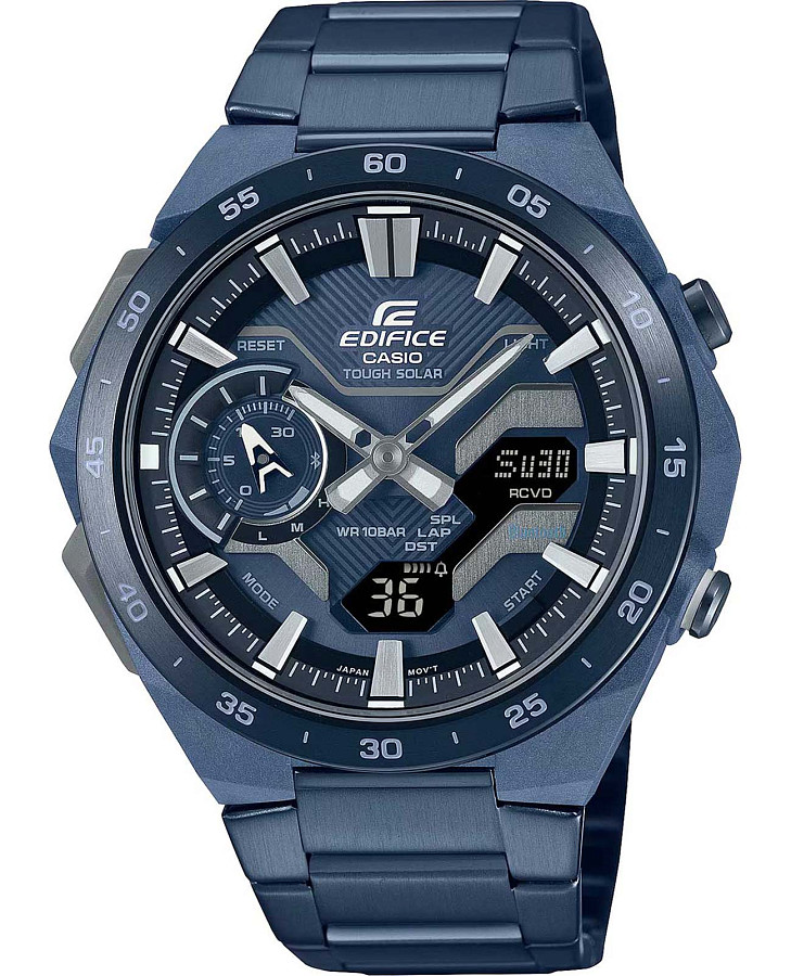 Часы Casio Edifice ECB-2200CB-2A — мужские, синий