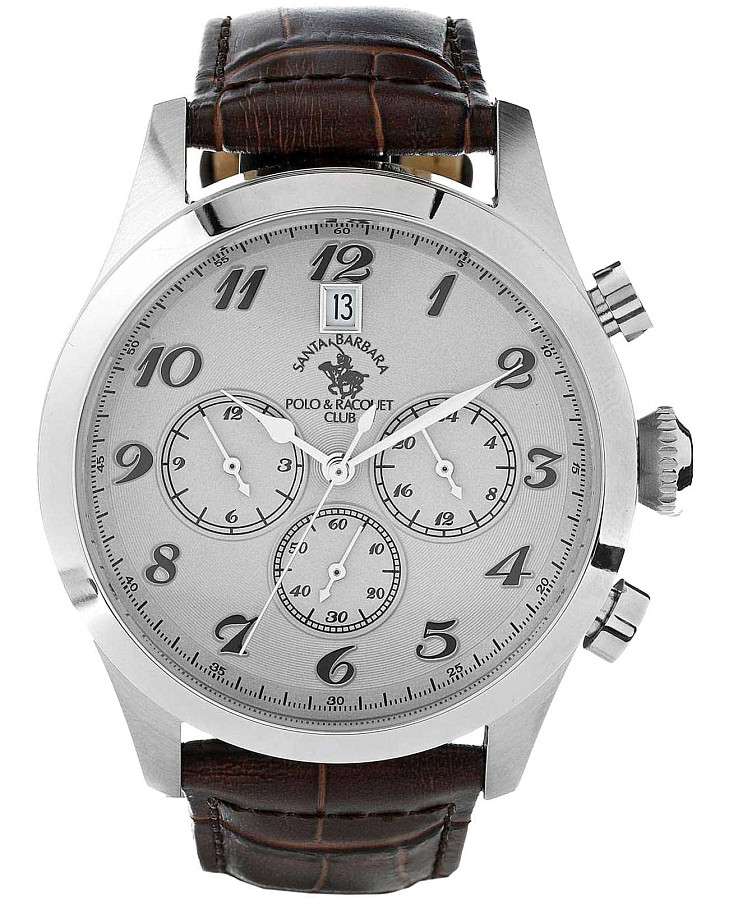 Часы Santa Barbara Polo & Racquet Club Noble SB.1.10551-3 — кварцевые, металл сталь