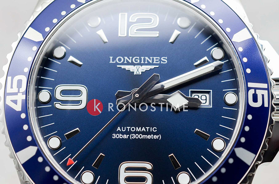 Часы Longines HydroConquest L3.841.4.96.6 — нержавеющая сталь, мужские