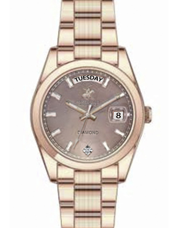 Часы Beverly Hills Polo Club BP3709X.461 — женские, коричневый