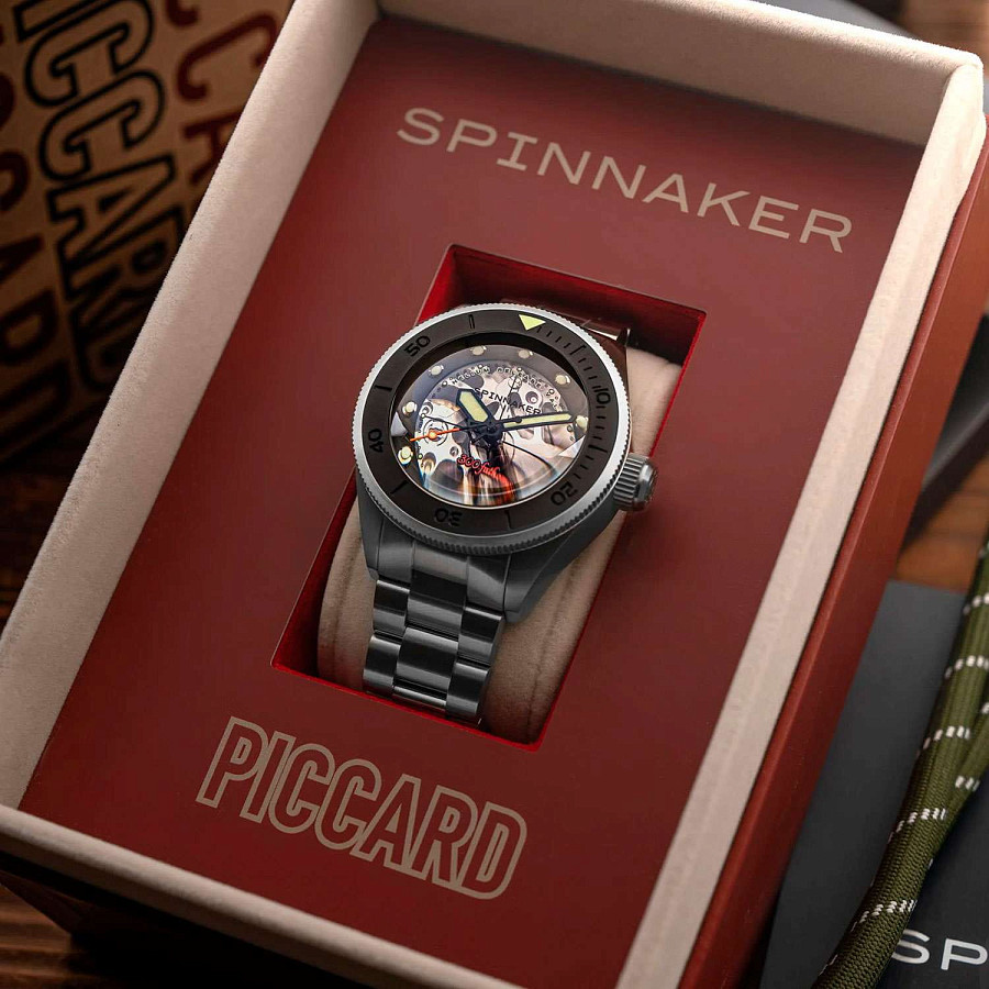 Часы Spinnaker Piccard SP-5135-11 — мужские, серебристый