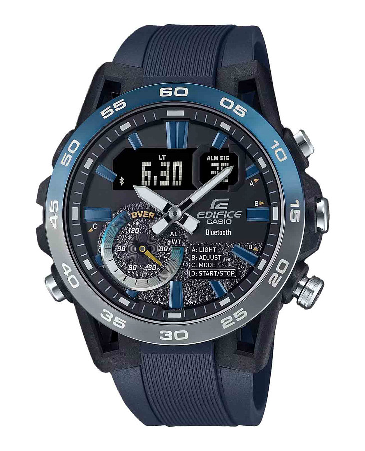 Часы Casio Edifice Sospensione ECB-40NP-1ADF (ECB-40NP-1A) — мужские, синий