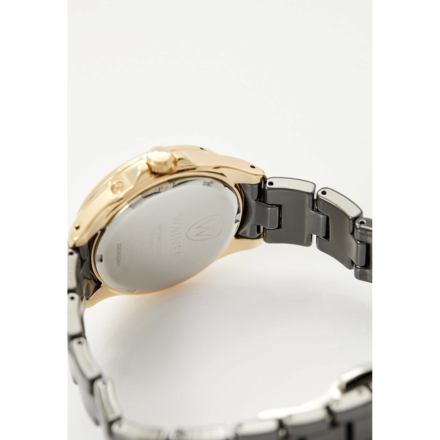 Часы Wainer Diamond WA.18040-C — нержавеющая сталь с pvd-покрытием, женские