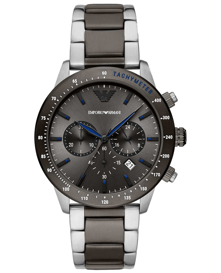 Часы Emporio Armani Mario AR11391 — мужские, серый