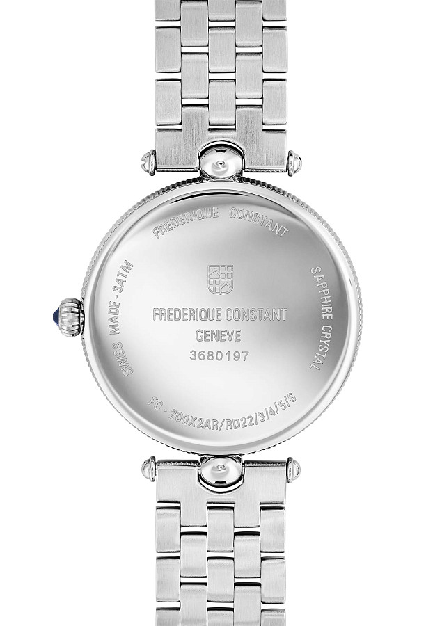 Часы Frederique Constant Classics Art Deco Round FC-200MPW2AR6B — кварцевые, сталь металл