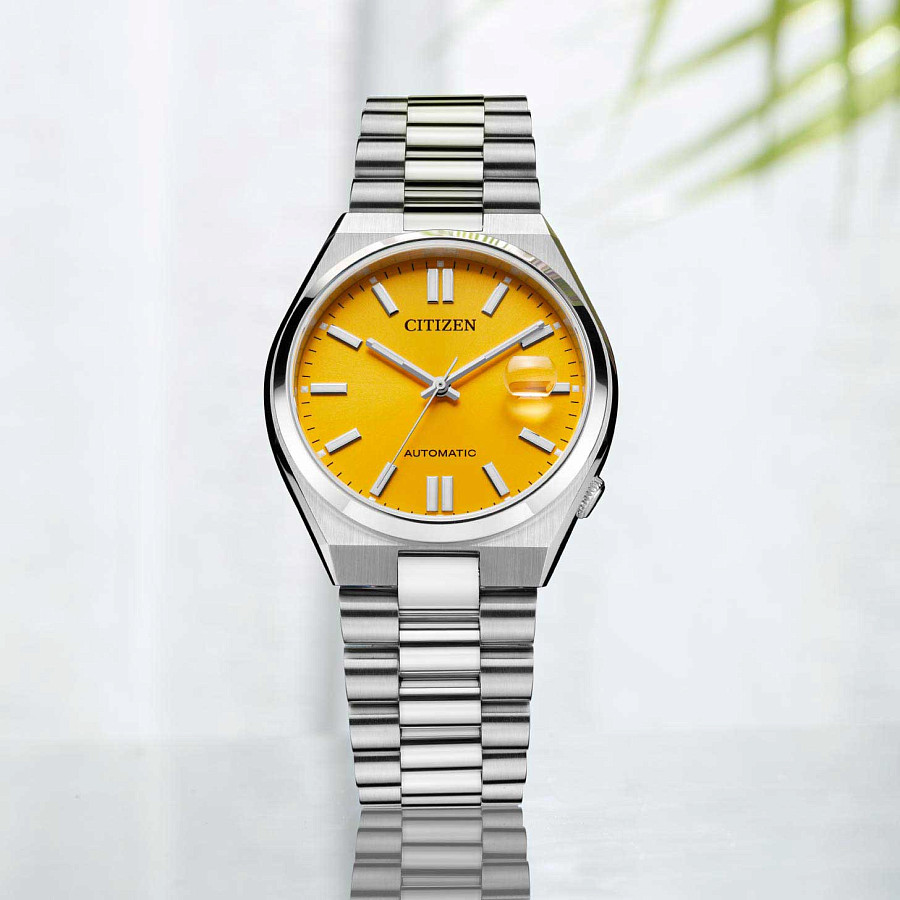 Часы Citizen Tsuyosa NJ0150-81Z — желтый, сталь металл
